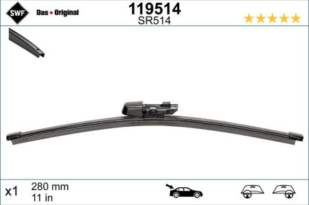 Turisme (Stergatoare) - Lamela stergator spate SWF Wiper FB REAR LHD/RHD 280 mm
