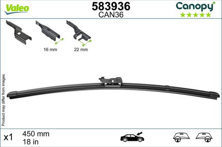 Lamela stergator Valeo Canopy 450 mm | 18 inch [1]