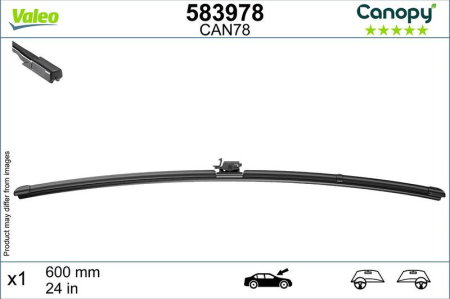 Lamela stergator Valeo Canopy 600 mm | 24 inch [1]