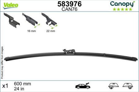 Lamela stergator Valeo Canopy 600 mm | 24 inch [1]