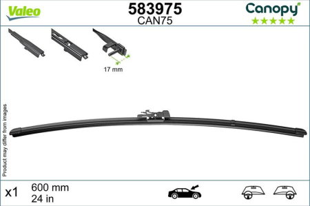Lamela stergator Valeo Canopy 600 mm | 24 inch [1]