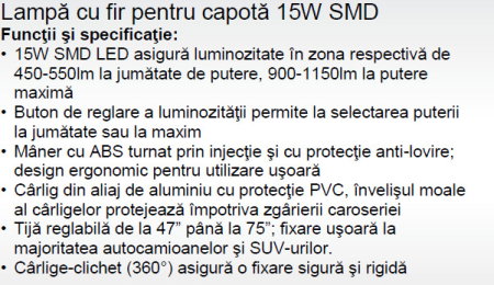 Lampa capota 15W SMD [1]