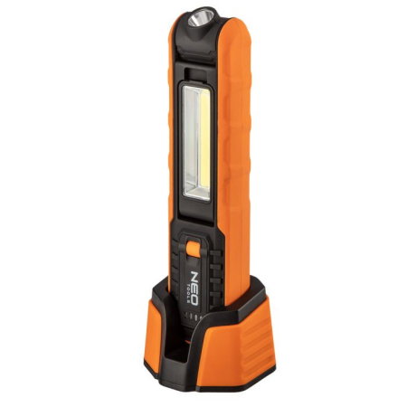 Lanterne si proiectoare (Scule si echipamente service) - Lampa de atelier reincarcabila, 3.7V Li-Ion, 500 lm COB + Tubulara + incarcator