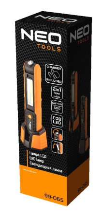 Lampa de atelier reincarcabila, 3.7V Li-Ion, 500 lm COB + Tubulara + incarcator [4]
