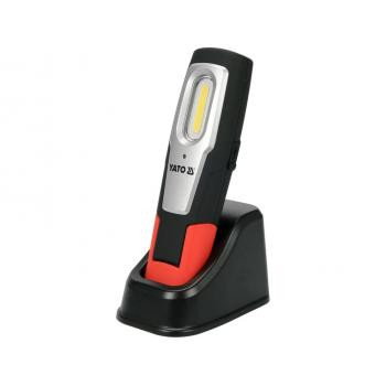 Lanterne si proiectoare (Scule si echipamente service) - Lampa LED 6W LI-ION 600LM + 250LM Yato