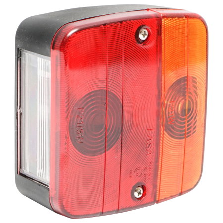Lampa spate (Accesorii exterior) - Lampa stop stanga/dreapta spate remorca/camion - cu iluminare placuta inmatriculare 105x97x49mm