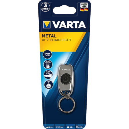Lanterne (Accesorii) - Lanterna LED tip breloc Varta 16603, 15 lm, 2xCR2016, baterii incluse