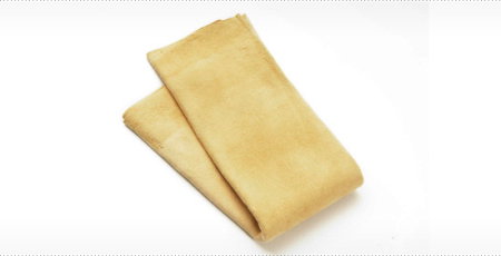 Lavete (Accesorii echipamente de curatat) - Laveta piele caprioara naturala mare 40x30 cm