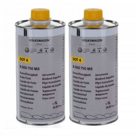 Branduri - Pachet 2 x Lichid de frana DOT 4 VW 1 litru