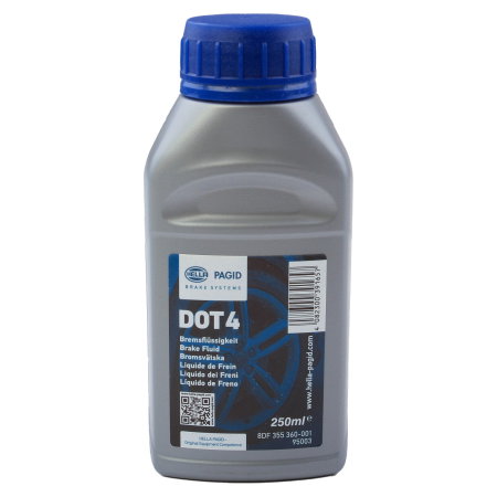 Lichid de frana (Chimice auto) - Lichid de frana Hella DOT4 0,25 mI