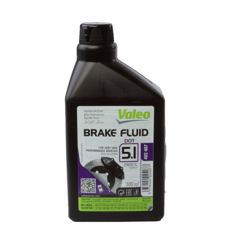 Lichid de frana (Chimice auto) - Lichid de frana Valeo DOT5.1 sintetic 0.5 L