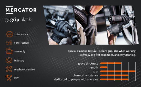 Manusi Mercator Gogrip Nitril (Black) L [5]
