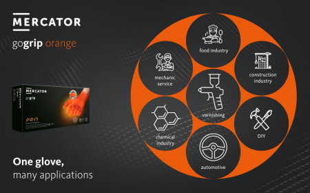 Manusi Mercator Gogrip Nitril (Orange) M [8]