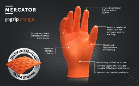 Manusi Mercator Gogrip Nitril (Orange) M [7]