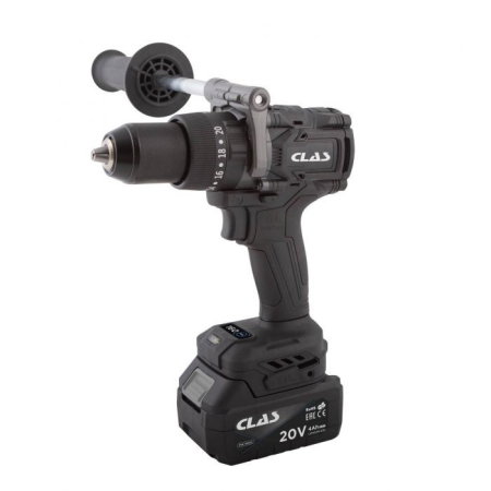 Masini de gaurit si insurubat pe acumulator (Scule electrice) - MASINA DE GAURIT FARA PERII 20V + 2 ACUMULATORI 4Ah + iNCARCATOR