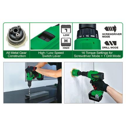 Masina de gaurit si insurubat brushless 65Nm [2]