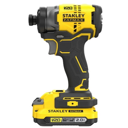 Masina de Insurbat cu Impact 18V, Stanley Fatmax V20, Fara Perii, 3 Viteze, Hex 1/4", 190Nm, 2 x 2.0 [2]