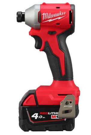 Import - Masina de insurubat cu impact, Hex1/4", model M18 BLIDRC-402C, 190Nm 2 x acumulator M18 B4, 1 x incarcator M12-18C