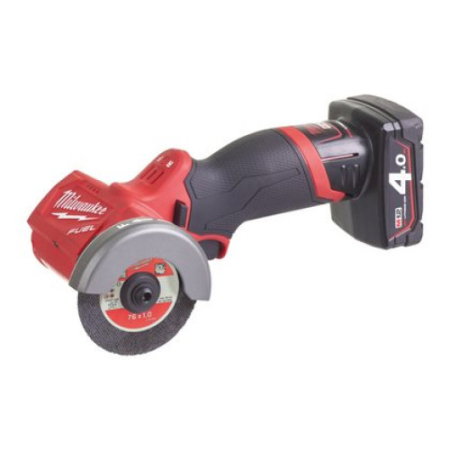 Polizoare (Scule electrice) - Masina multifunctionala cu acumulator, model M12 FCOT-422X cu doi acumulatori de 12V cu 2Ah si 4 Ah si incarcator, 1 x disc abraziv (cod 4932464717), 1 x disc cu carbura (cod 4932464716), 1 x
