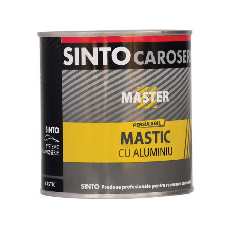 Vopsea Auto - Mastic pensulabil Sinto Master cu aluminiu 0.85 kg pentru caroserie
