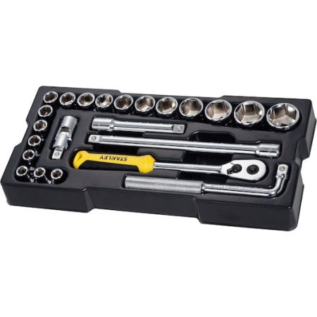 Reparatii si Echipamente Auto - Modul de chei tubulare STANLEYr TRANSMODULE SYSTEMtm de ½", 23 buc.