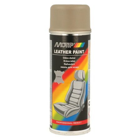 Vopsea pentru piele (Cosmetice si intretinere auto) - MOTIP Vopsea piele Bej/Maro 200 ml