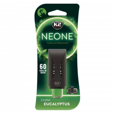 Branduri - Odorizant auto grila ventilatie Puf-Puf K2 NEONE EUCALIPT (Unisex)