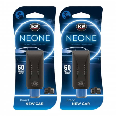 Branduri - Pachet 2 x odorizant auto grila ventilatie Puf-Puf K2 New Car (Unisex)