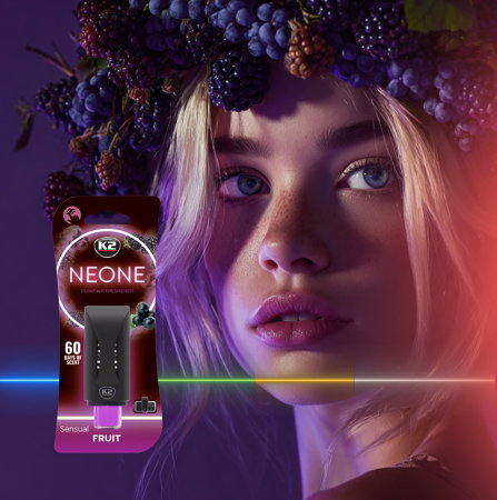 Odorizant auto grila ventilatie Puf-Puf K2 Neone Sensual Fruit [2]
