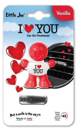 Odorizant Tip Clip (Odorizante) - Odorizant auto Little Joe I Love you Vanilla