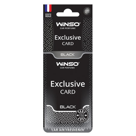 Odorizant Tip Card (Odorizante) - Odorizant auto Winso Car Parfume Exclusive Card Black - Air Fresher