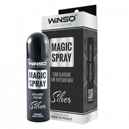 Branduri - Odorizant auto Winso Exclusive Magic Spray 30ml Silver