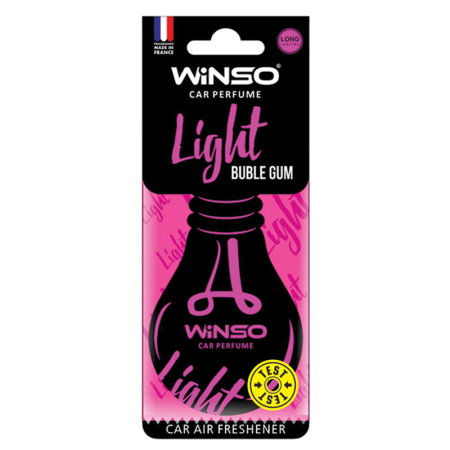 Odorizant Tip Card (Odorizante) - Odorizant auto Winso Light card Buble Gum