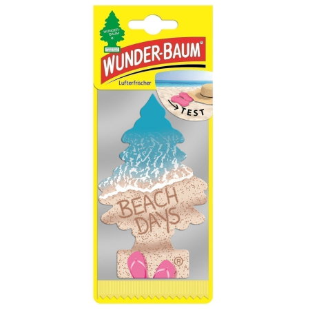 Odorizant Tip Card (Odorizante) - Odorizant auto WUNDER-BAUM Beach Days