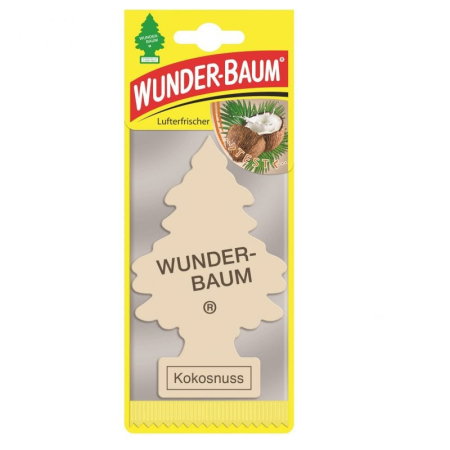Odorizant Tip Card (Odorizante) - Odorizant auto WUNDER-BAUM Kokosnuss