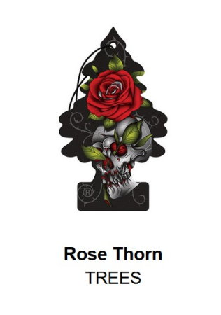Odorizant Tip Card (Odorizante) - Odorizant auto WUNDER-BAUM Rose Thorn