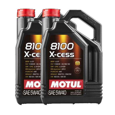 Branduri - Pachet 10 litri ulei Motul 8100 X-Cess 5W40 – Protecție completă și performanță pentru motoare moderne