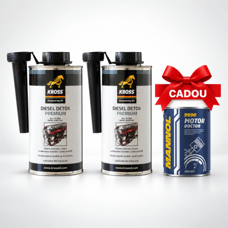 Aditivi Auto - Pachet 2 aditivi Kross Diesel Detox Premium + cadou Mannol Motor Doctor 9990 300 ml