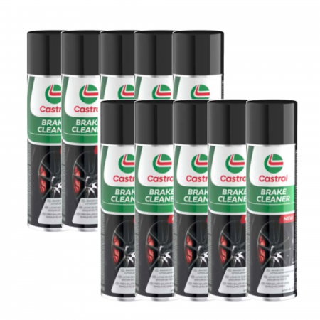 Branduri - Pachet 10 bucati spray Castrol pentru curatat frane 500ml