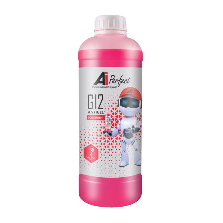 Branduri - Antigel Concentrat AiPerfect G12 - 1 Litru, OAT (VW TL 774-F, Culoare Roșu/Roz)