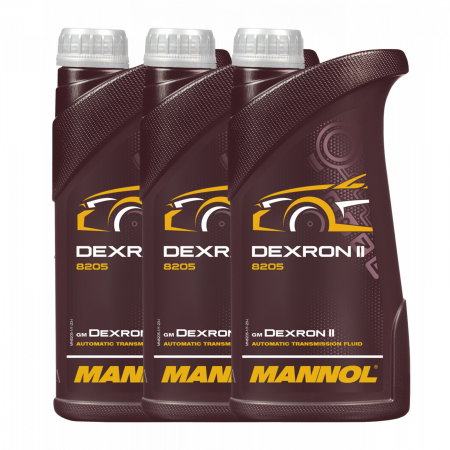 Branduri - Pachet 3 litri Ulei Transmisie Automată MANNOL ATF Dexron II Mineral (Servodirecție, Anti-Uzura)