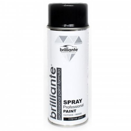 Branduri - Vopsea Spray Brilliante Negru Trafic Lucios RAL 9017 400 ml