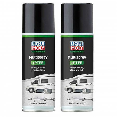 Branduri - Pachet 2 x Multispray Liqui Moly pentru lubrifiere piese cauciuc si plastic 200 ml