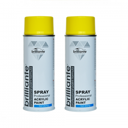 Branduri - Pachet 2 x Vopsea Spray Brilliante Galben Cadmiu RAL 1021 400 ml