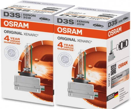 Xenon - Pachet 2 bec Xenon D3S 42V 4300K Osram Xenarc