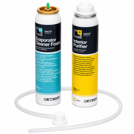 Produse Cosmetica Auto - Set curatare aer conditionat Total Care lamaie spuma si spray 2 x 100 ml