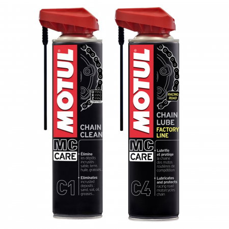 Consumabile Moto - Pachet curatare si lubrifiere moto MC Care C1 si C4