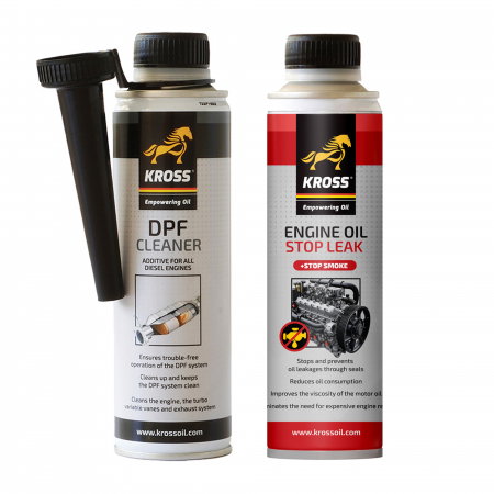 Pachet Kross curățare filtru particule DPF și etanșare ulei 250 ml + 250 ml [1]