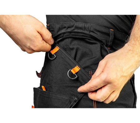 Pantaloni de lucru HD Slim, buzunare detasabile, marime L [2]