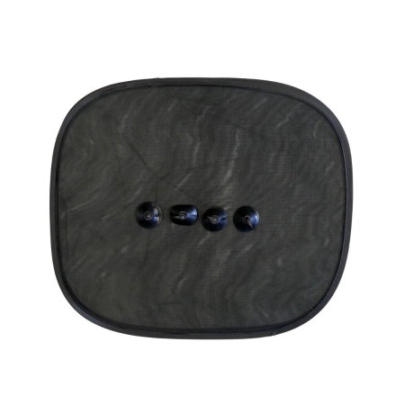 Parasolare (Accesorii interior) - Parasolar lateral negru cu ventuze 44*38 cm (set 2 buc)